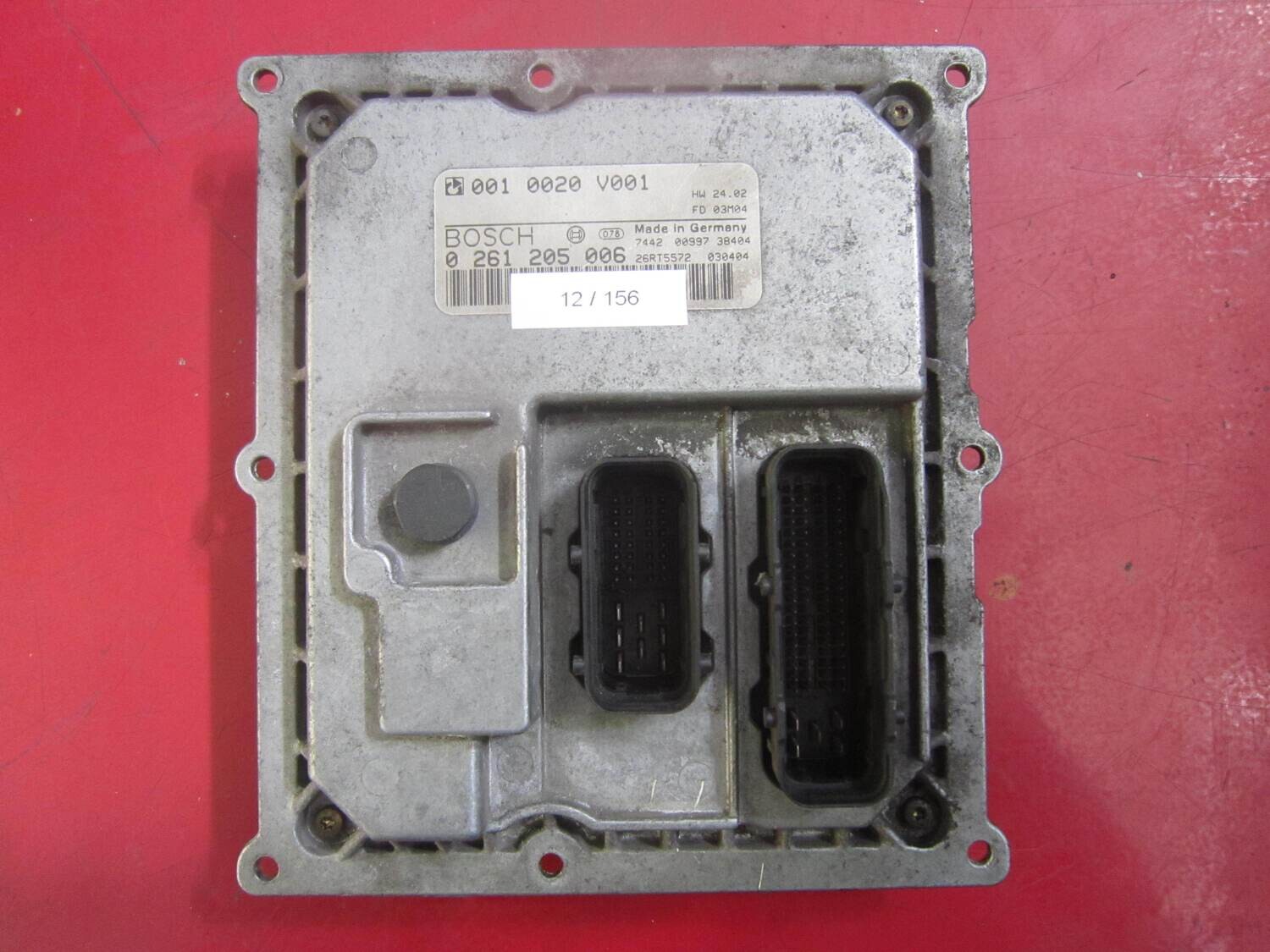 12-156 Centralina Motore Bosch 0 261 205 006 0261205006 001 0020 V001 0010020V001 1039S08108 HW 13.04 SMART Benzina FORTWO 450 0.7