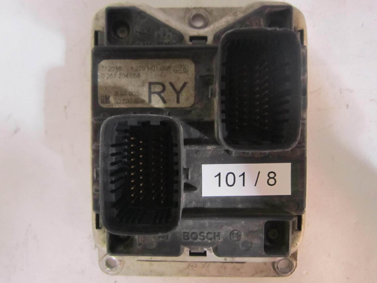 101-8 Centralina Motore Bosch 0 261 204 058 0261204058 772016   90 532 609 RY OPEL Benzina CORSA 1.0