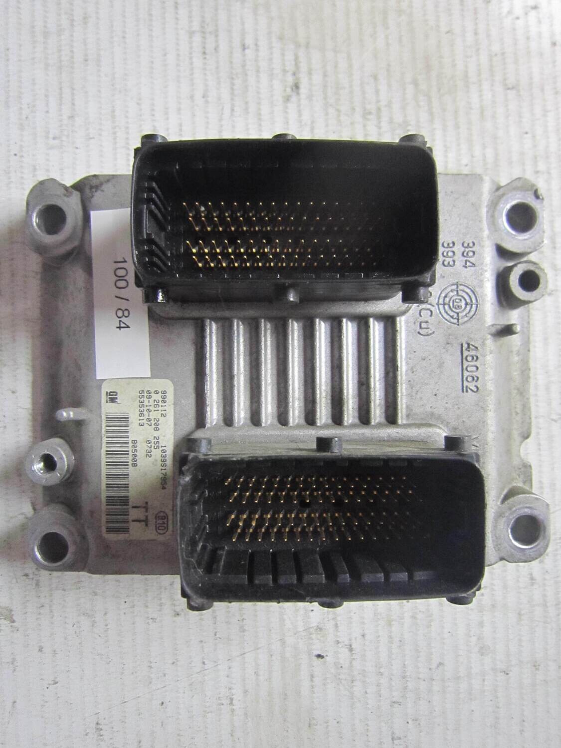 100-84 Centralina Motore Bosch 0 261 208 255 0261208255 55353613 1039S17954 OPEL Benzina MERIVA 1.4