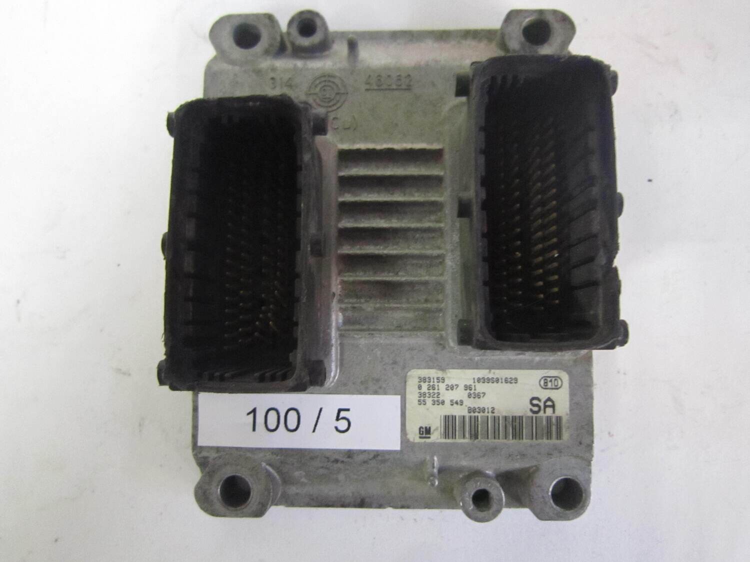 100-5 Centralina Motore Bosch 0 261 207 961 0261207961 55 350 549 55350549 1039S01629 OPEL Benzina CORSA 1.2