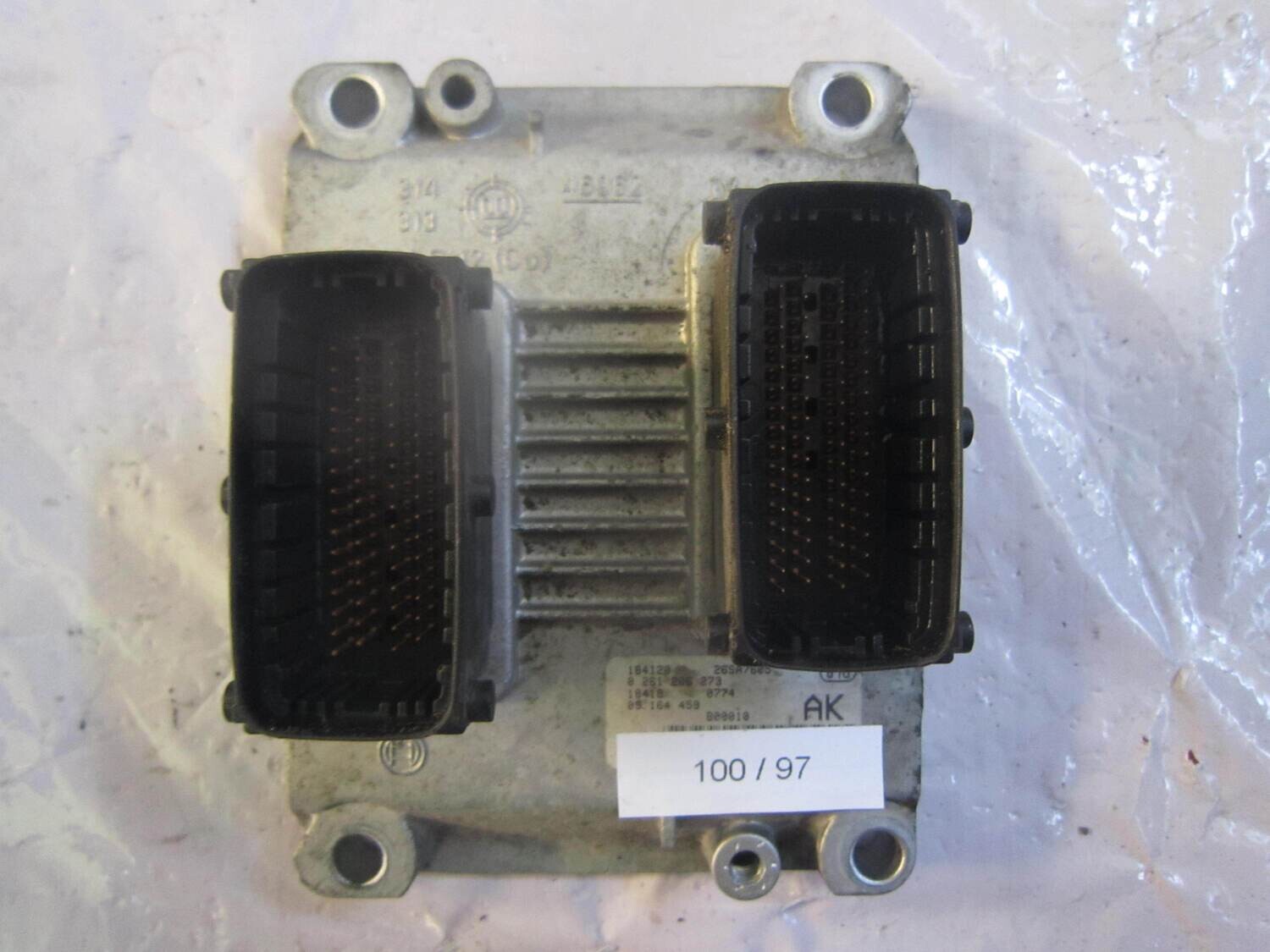 100-97 Centralina Motore Bosch 0 261 206 273 0261206273 09 164 459 09164459 28SA7605 OPEL Benzina AGILA 1.0
