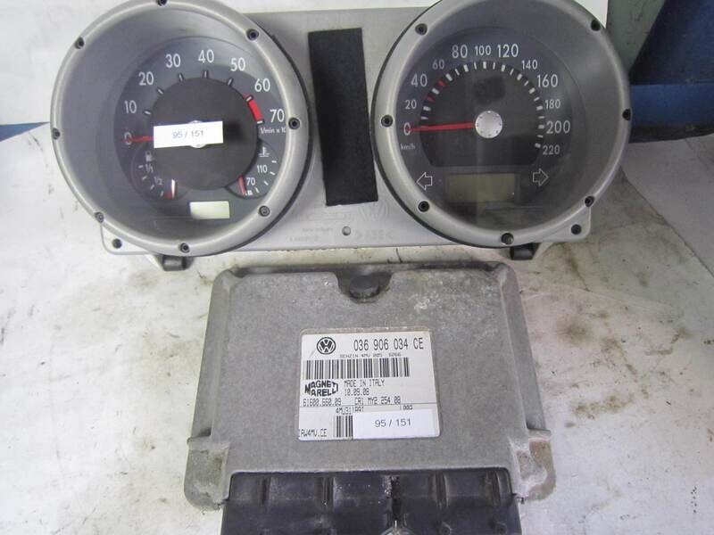 95-151 Kit Motore Volkswagen 036 906 034 CE 036906034CE 61600.660.09 6160066009 IAW4MU.CE 0263615101 Benzina LUPO