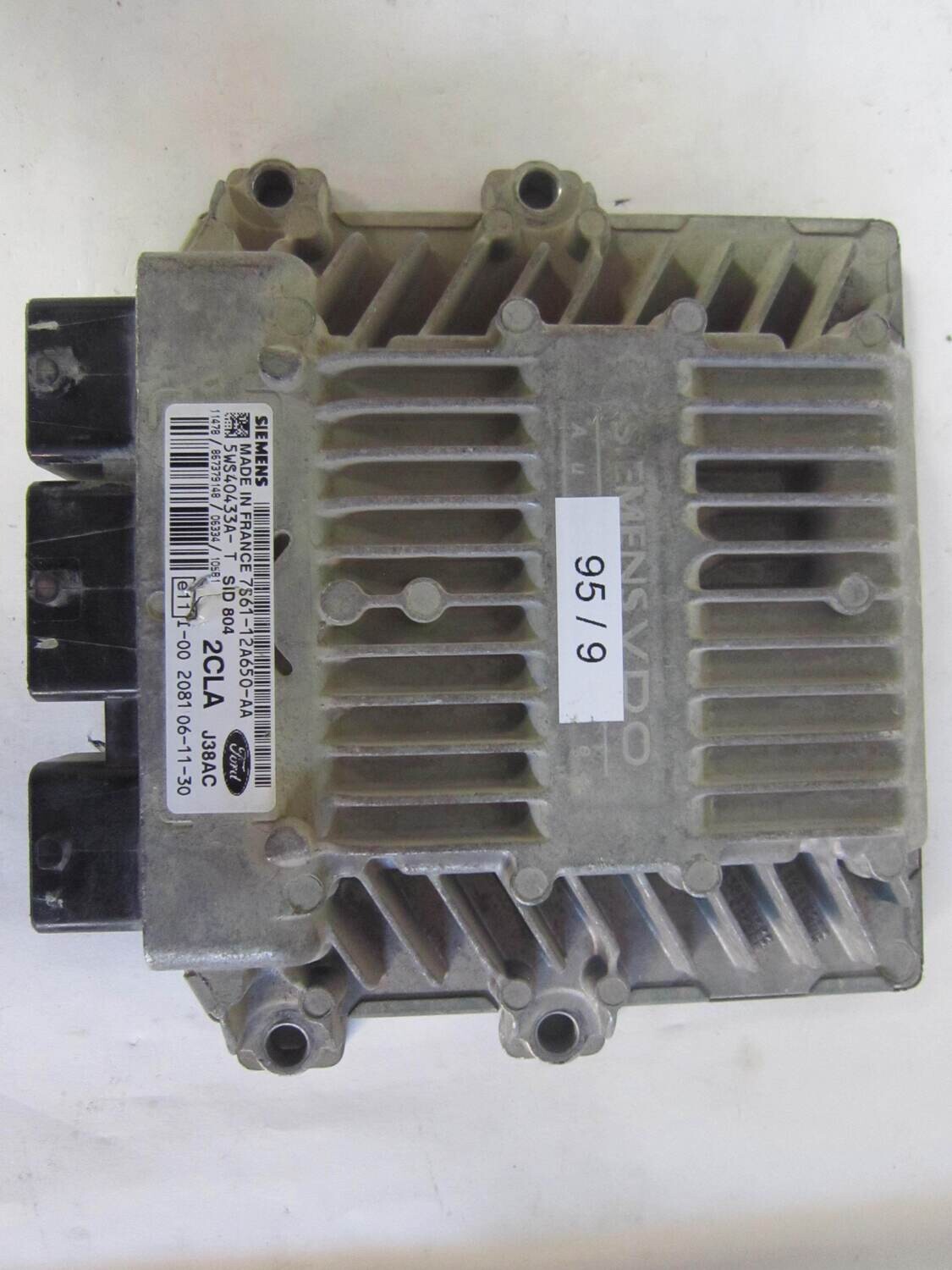 95-9 Kit Motore Ford 5WS40433A-T 5WS40433AT SID 804  2S6T-15607-BC VP6S6F-10894 CHIAVE Diesel FIESTA 1.4