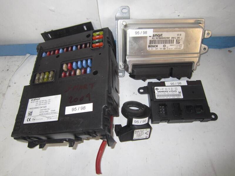 95-98 kit motore smart 0261s05709 a1329000200001 a4518201597/003 1039s34861   5wk49738ad a4519007800/001 5wk11517abf hw1.0 sw1.1 smart 451