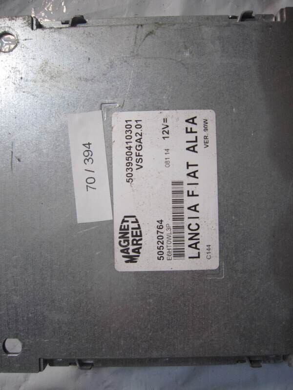 70-394 Modulo Nav Radio CD Player Magneti Marelli 50520764 503950410301 VSFGA2.01 ALFA ROMEO / FIAT / LANCIA VARIE