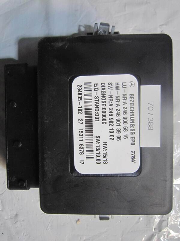 70-388 Modulo Controllo Freno A Mano Mercedes Benz A 246 900 68 16 A2469006816 A 246 901 39 06 A2469013906 VARIE
