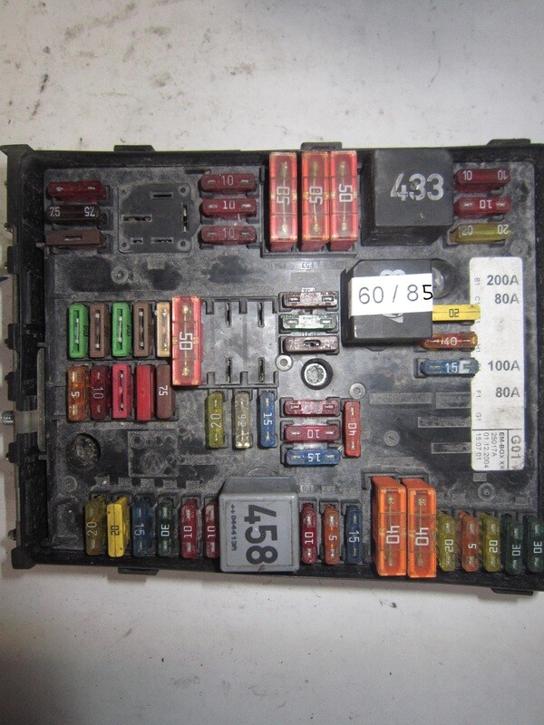 60-85 Scatola Fusibili Delphi 1K0 937 124 K 1K0937124K VOLKSWAGEN Benzina VARIE