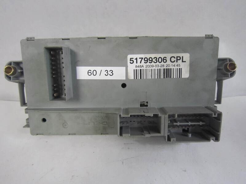 60-33 Scatola Fusibili Delphi 51819484 51799306 CPL 51799306CPL ALFA ROMEO / FIAT / LANCIA Diesel IDEA MUSA 1.3
