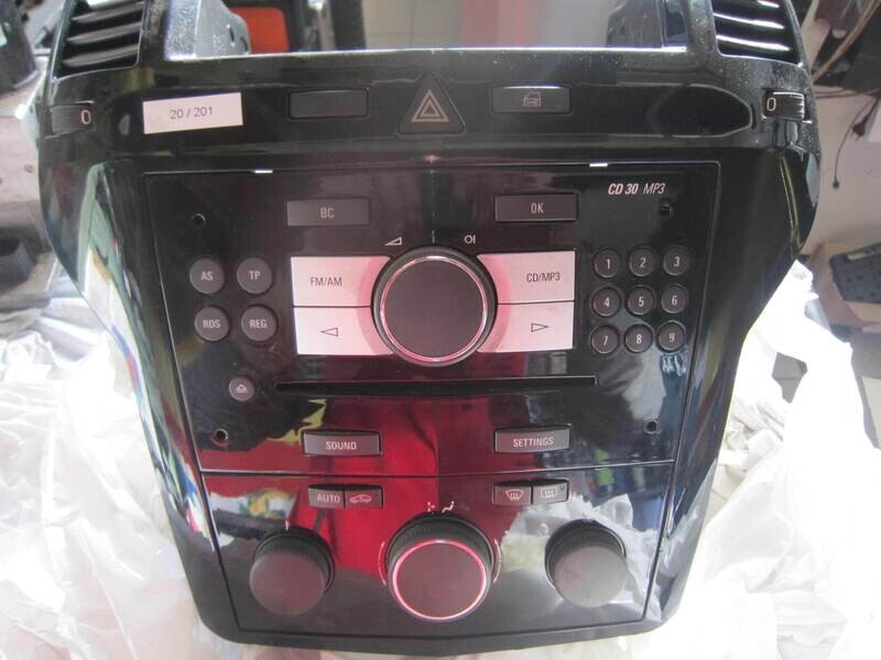 20-201 Consolle Comandi Centrale Opel 497 316 088 497316088 213680437 CD 30 MP3 13275077 28107803  ASTRA