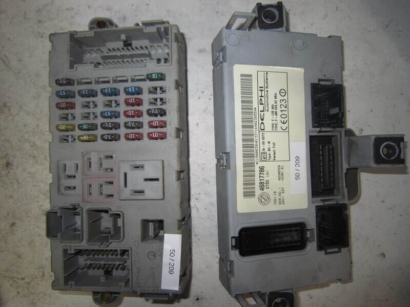 50-209 Body Computer Delphi 46817785 NPL 46817785NPL 46520600 CPL 46520600CPL 46817786   ALFA ROMEO / FIAT / LANCIA Diesel PUNTO 1.3