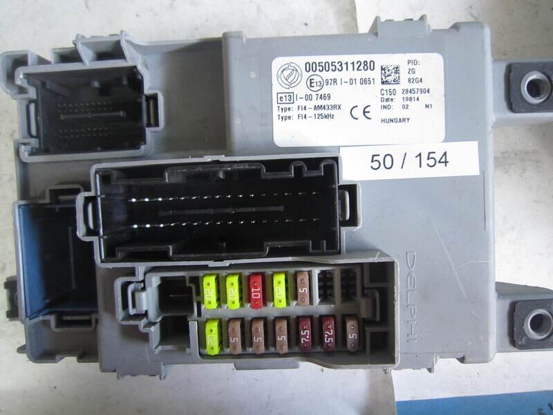 50-154 Body Computer Delphi 00505311280 28457904 ALFA ROMEO / FIAT / LANCIA Diesel PUNTO
