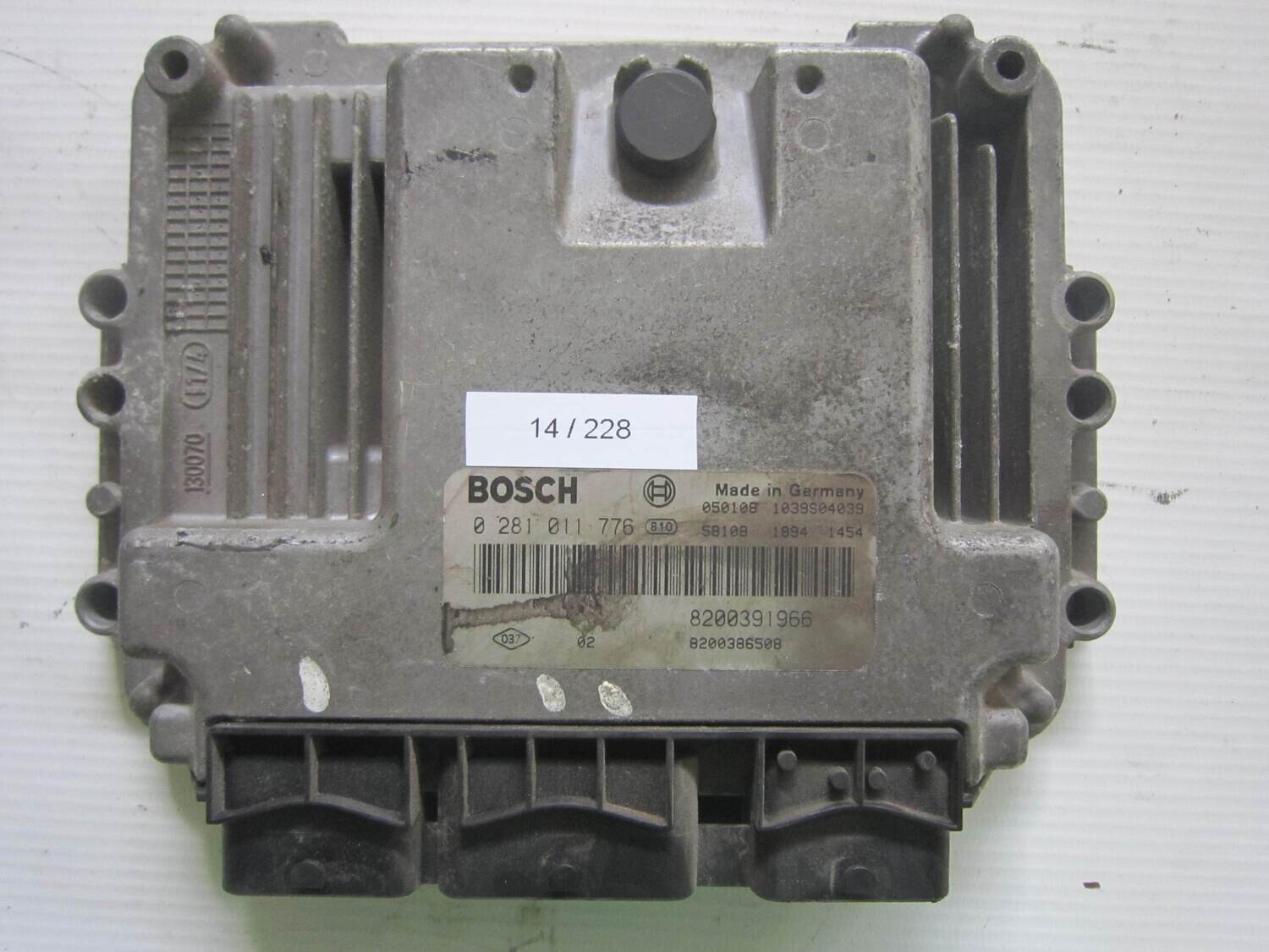 14-228 Centralina Motore Bosch 0 281 011 776 0281011776 8200391966 1039S04039 8200386508 RENAULT Diesel MEGANE SCENIC 1.9