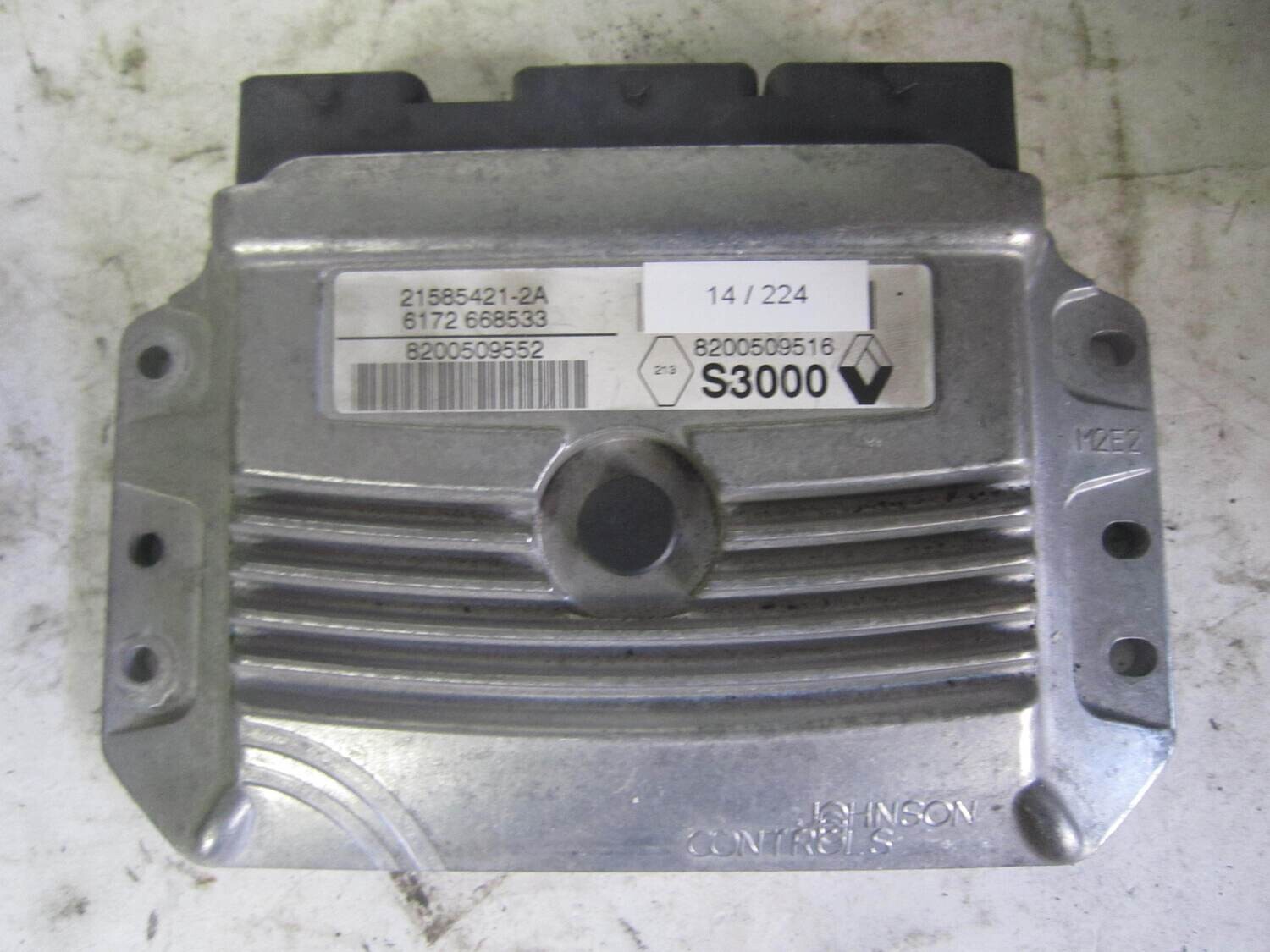 14-224 Centralina Motore Johnson Controls 21585421-2A 215854212A 6172 668533 6172668533 8200509552 8200509516 S3000 RENAULT VARIE 1.6