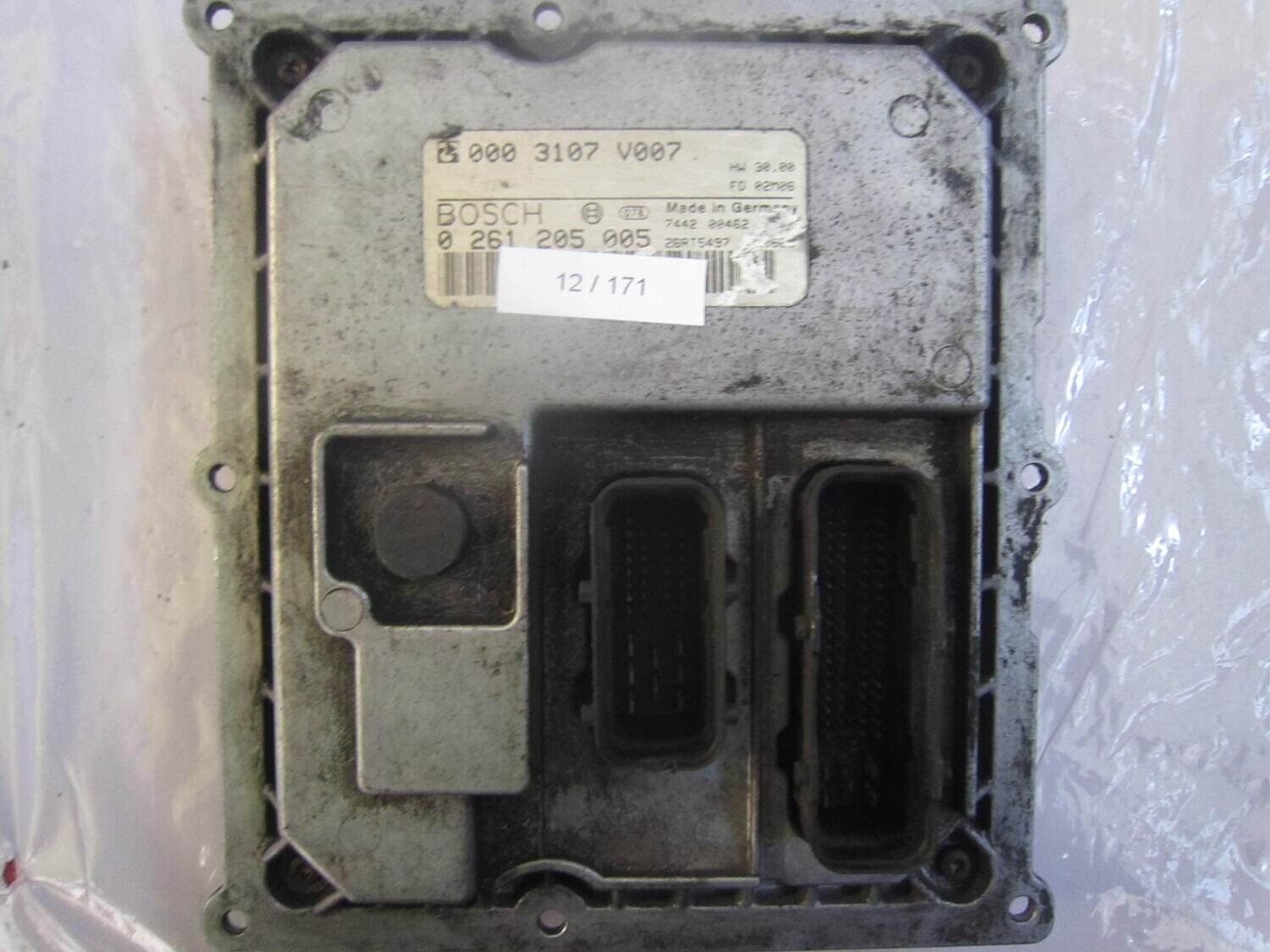 12-171 Centralina Motore Bosch 0 261 205 005 0261205005 000 3107 V007 0003107V007 28RT5497 SMART Benzina 450 0.7