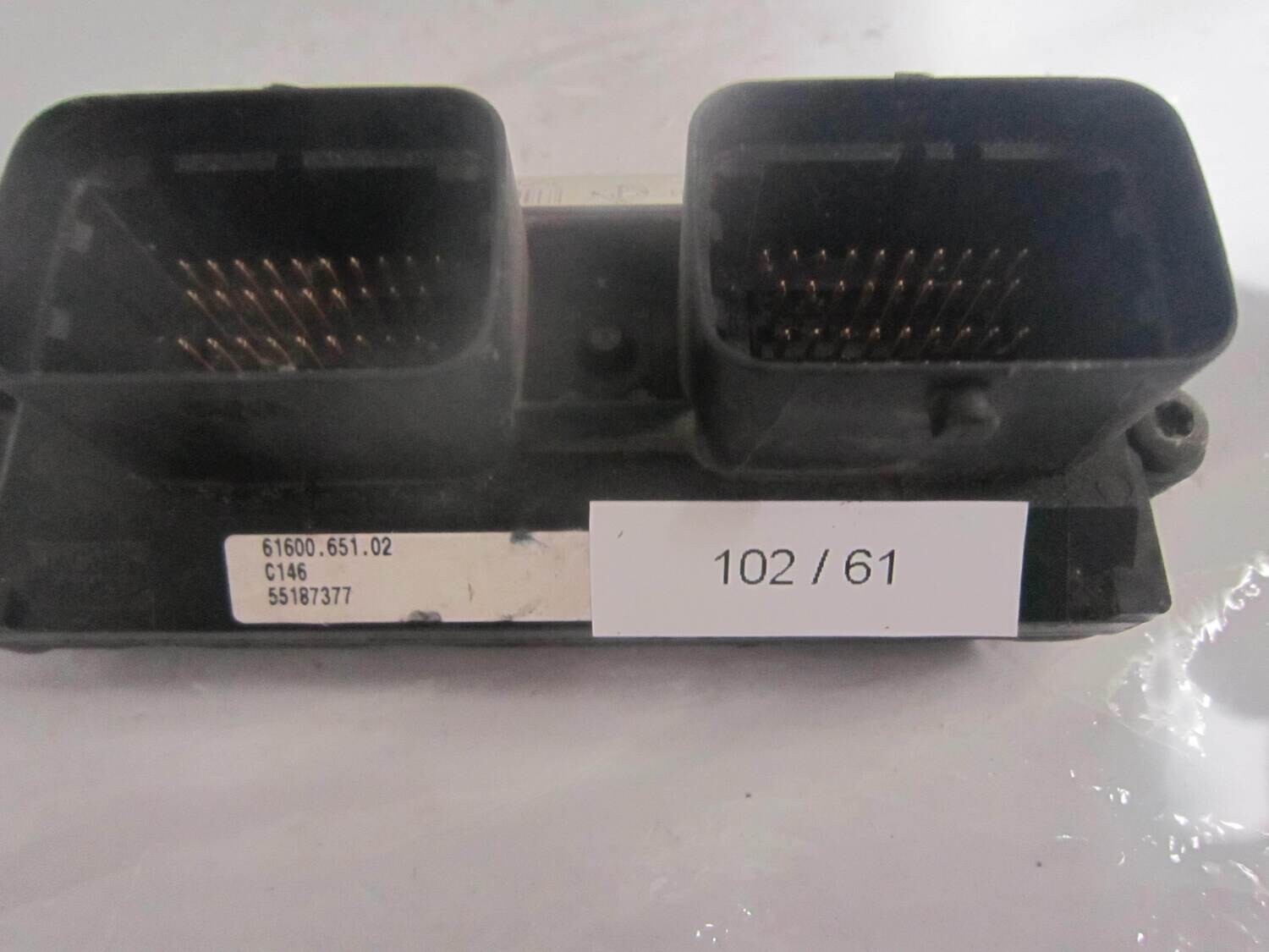 102-61 Centralina Motore Magneti Marelli IAW 5AF.P3 IAW5AF.P3 61600.651.02 C146 55187377 HW303/19BA-W34 ALFA ROMEO / FIAT / LANCIA BENZINA PUNTO