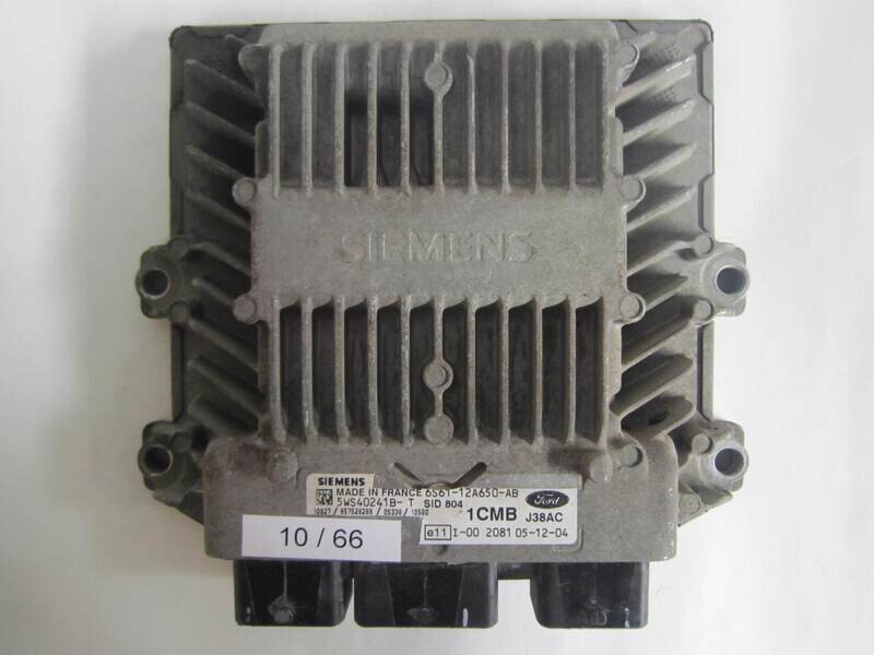 10-66 Centralina Motore Siemens 5WS40241BT 5WS40241B-T 6S61-12A650-AB 6S6112A650AB SID 804 SID804     FORD