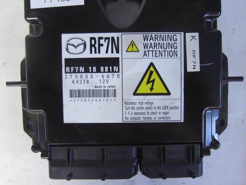 7-163 centralina motore mazda 275800-6670 rf7n 18 881n k4238   mazda 5