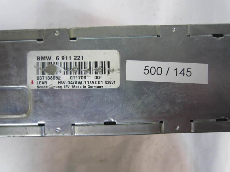 500-145 Modulo TV Lear 6 911 221 6911221 037138052 011708 04/SW:11/AI:01 BMW VARIE