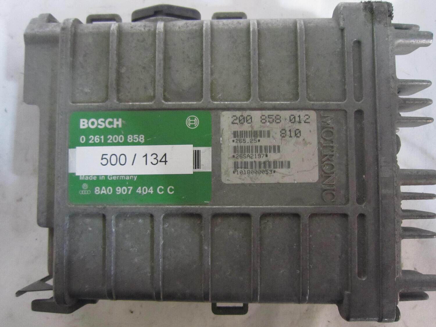 500-134 Centralina Motore Bosch 0261200858 0 261 200 858 8A0 907 404 CC 8A0907404CC       VOLKSWAGEN  CORRADO