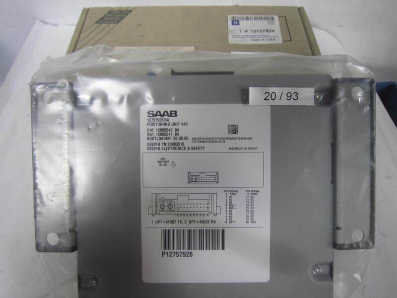 20-93 Navigatore Delphi 12757926BA 12757926 BA 28003519        SAAB    9_3  NUOVO