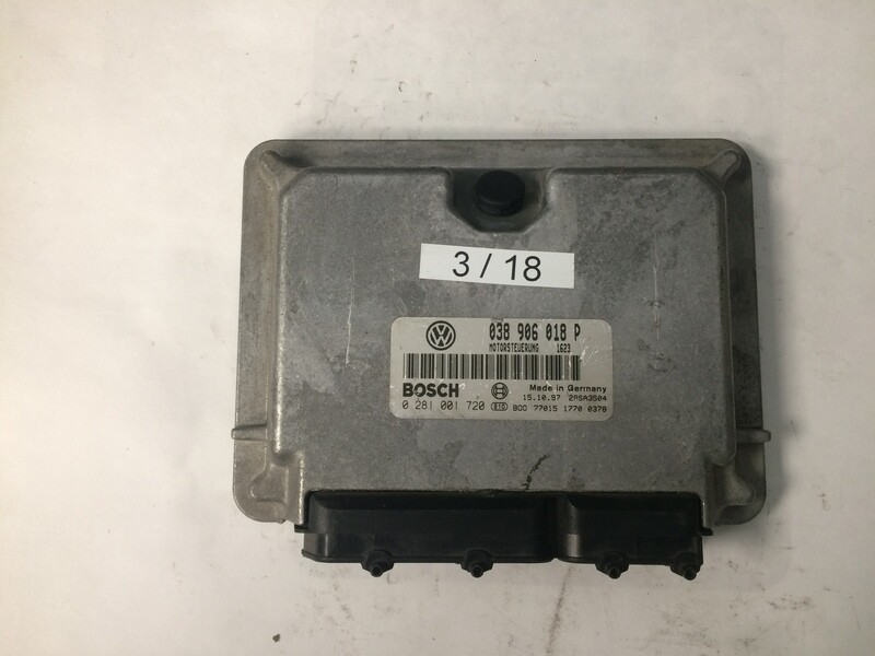 3-18 Centralina Motore Bosch 0 281 001 720 0281001720 038 906 018 P 038906018P 28SA3504 1623 VOLKSWAGEN Diesel PASSAT 1.9