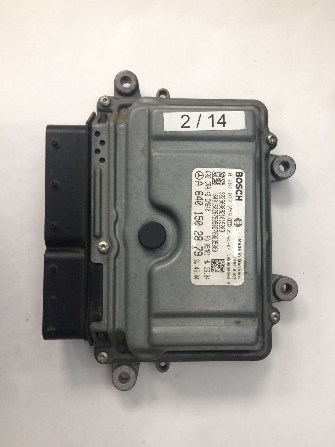 2-14 Centralina Motore Bosch 0281012259 0 281 012 259 640 150 28 79 6401502879 1039S00000  MERCEDES BENZ  CLASSE A 180 CDI 80KW W169