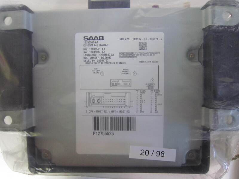 20-98 Navigatore Delphi 12755525AA 12755525 AA 21001793        SAAB  9_3   NUOVO