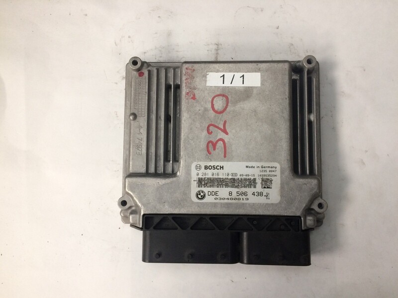 1-1 Centralina Motore Bosch 0 281 016 110 0281016110 8506438 1039S35294 DDE 8 506 438 BMW Diesel SERIE X X 1 2.0
