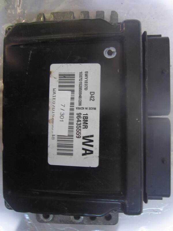 7-301 Centralina Motore Chevrolet 5WY1E07D 1BMR WA 1BMRWA 96435559 Benzina VARIE