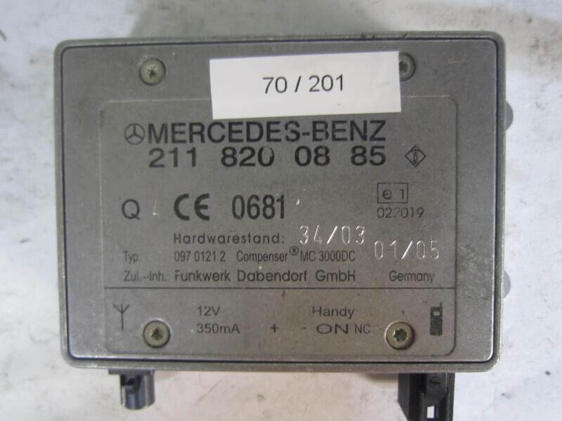 70-201 Modulo Antenna Mercedes Benz 211 820 08 85 2118200885 097 0121 2 09701212 Generica CLASSE  C