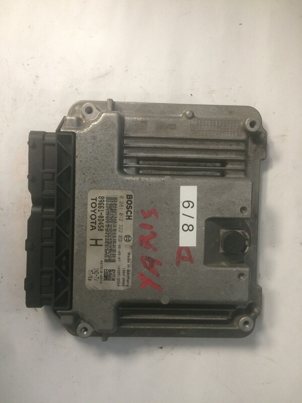 6-8 Centralina Motore Bosch 0281012322 0 281 012 322 89661-0D450 896610D450 1039S16484      TOYOTA  YARIS__ 1.4_ D4D