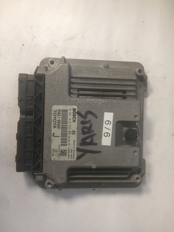 6-6 Centralina Motore Bosch 0 281 012 323 0281012323 89661-0D460 896610D460 1039S15561 TOYOTA Diesel YARIS 1.4