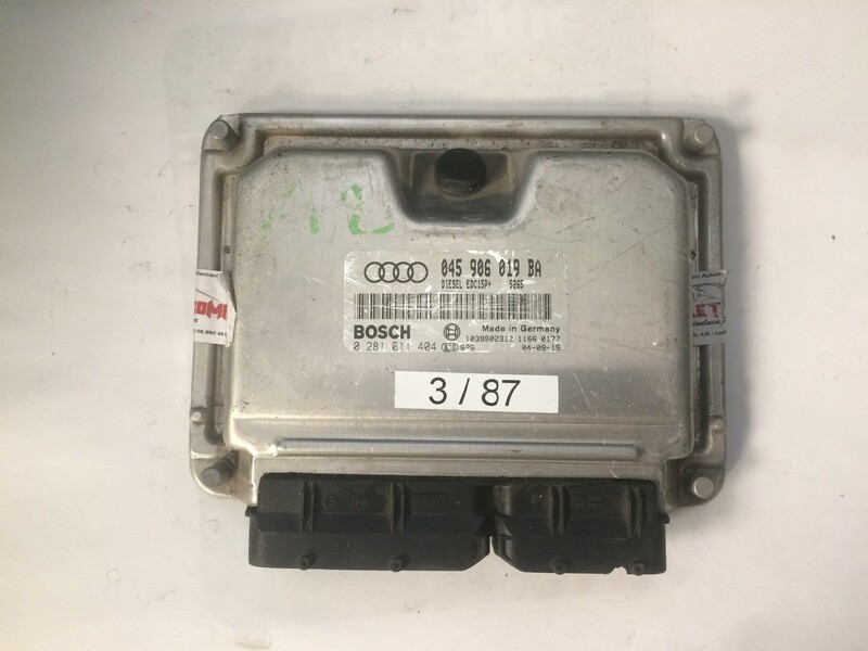 3-87 Centralina Motore Bosch 0281011404 045906019BA 1039S02312 VOLKSWAGEN AUDI A2 1.4 TDI 2005