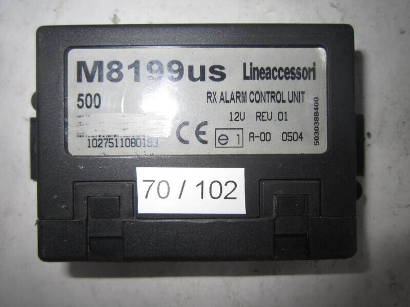 70-102 Centralina Allarme Alfa Romeo / Fiat / Lancia M8199US RX ALLARM CONTROL UNIT BRAVO BRAVA
