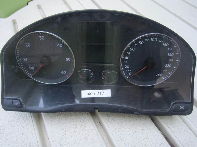 40-217 Quadro Strumenti / Contachilometri Siemens 1K0920 861 B 1K0920861B SW:0814 HW:020 VOLKSWAGEN Benzina GOLF GOLF V