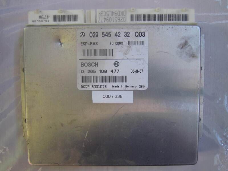 500-338 Centralina ABS ESP HBA Bosch 0 265 109 477 0265109477 029 545 42 32 0295454232 FD 00M11 Mercedes CLASSE A