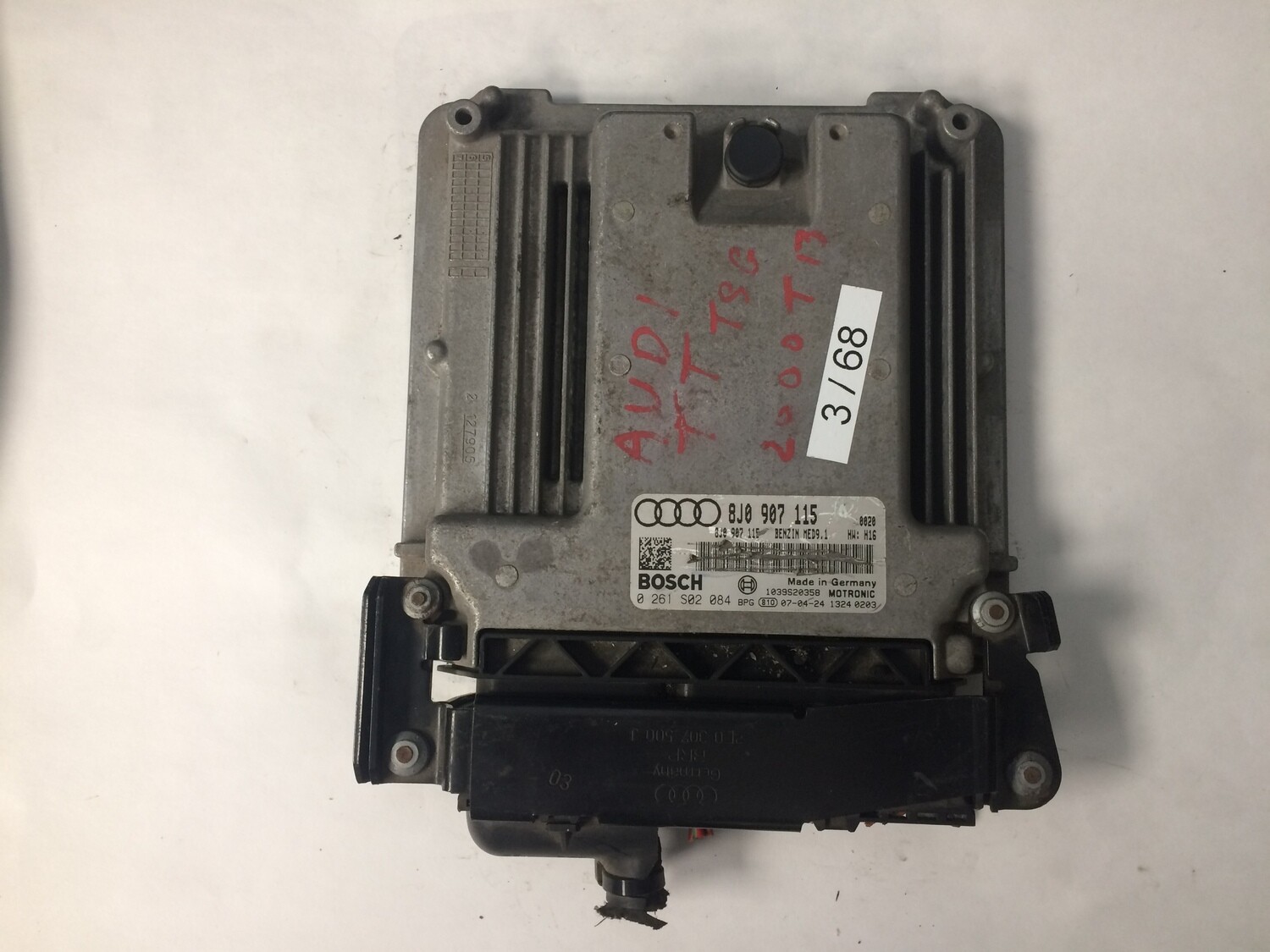 3-68 Centralina Motore Bosch 0261S02084 8J0907115  1039S20358 VOLKSWAGEN AUDI TTS 2.0 TFSI