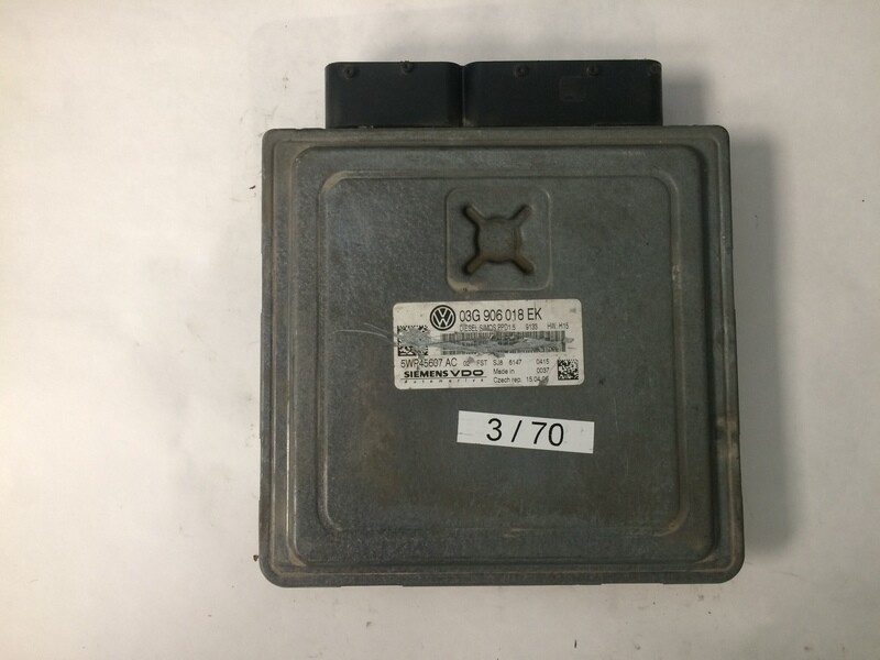 3-70 Centralina Motore SIEMENS 5WP45607AC 03G906018EK 5WP45607AC  VOLKSWAGEN PASSAT