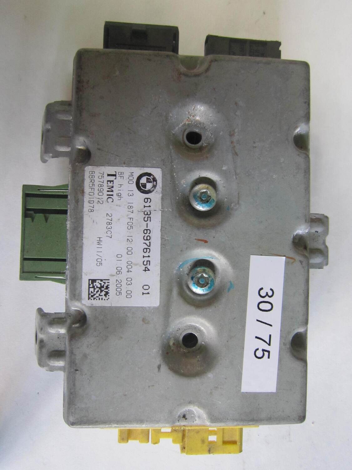 30-75 Centralina Airbag Temic 6135-6976154 01 6135697615401 75789012 BMW SERIE 5