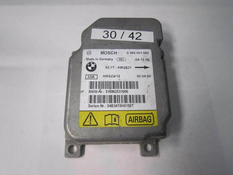 30-42 Centralina Airbag Bosch 0 285 001 682 0285001682 65.77 6962531 65776962531 MRSZ4/12 MINI COOPER