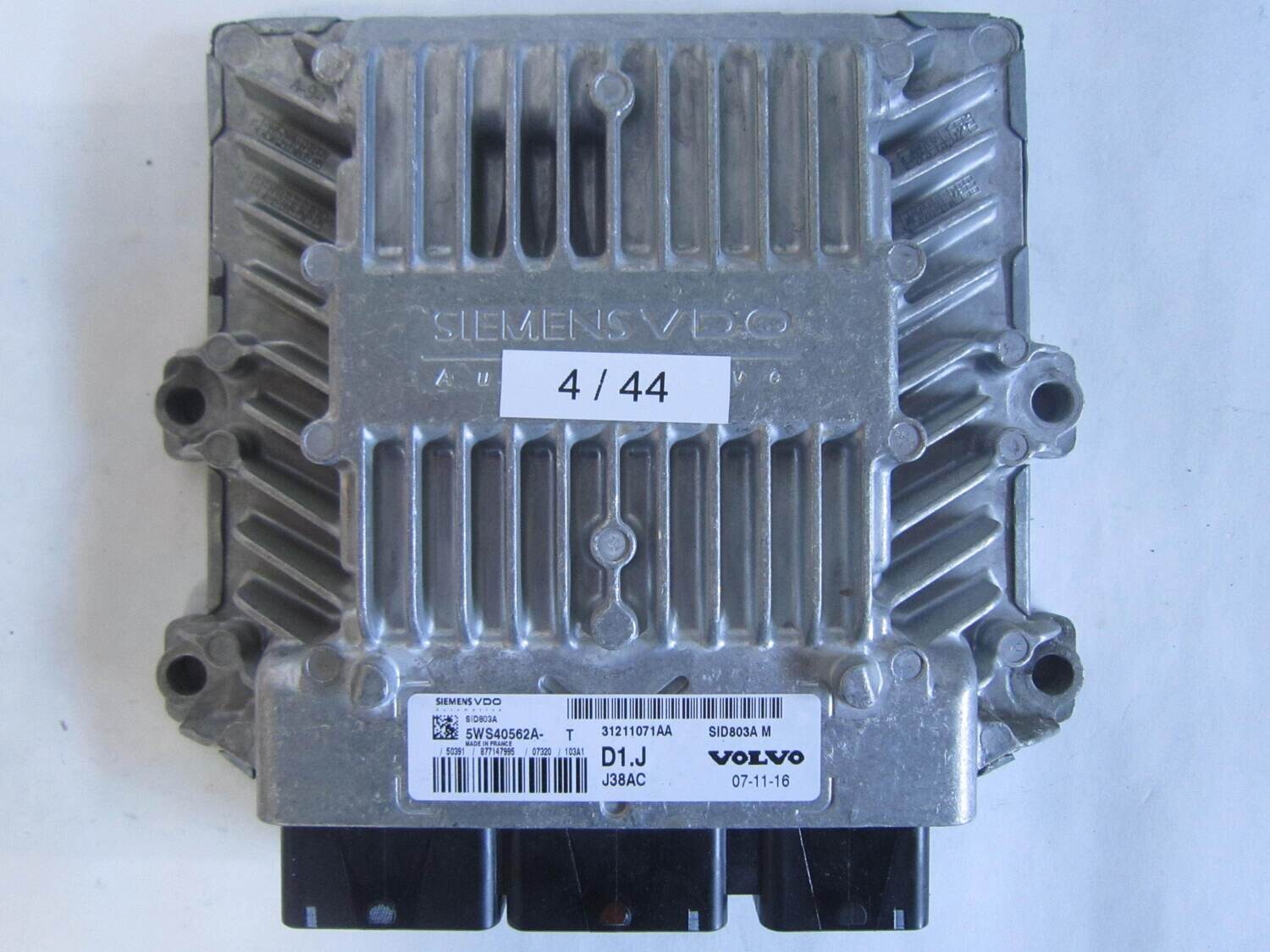 4-44 Centralina Motore Siemens 5WS40562AT 5WS40562A-T 31211071AA  J38AC  SID803A M SID803AM   VOLVO  SERIE S