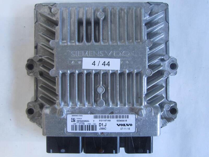 4-44 Centralina Motore Siemens 5WS40562AT 5WS40562A-T 31211071AA  J38AC  SID803A M SID803AM   VOLVO  SERIE S