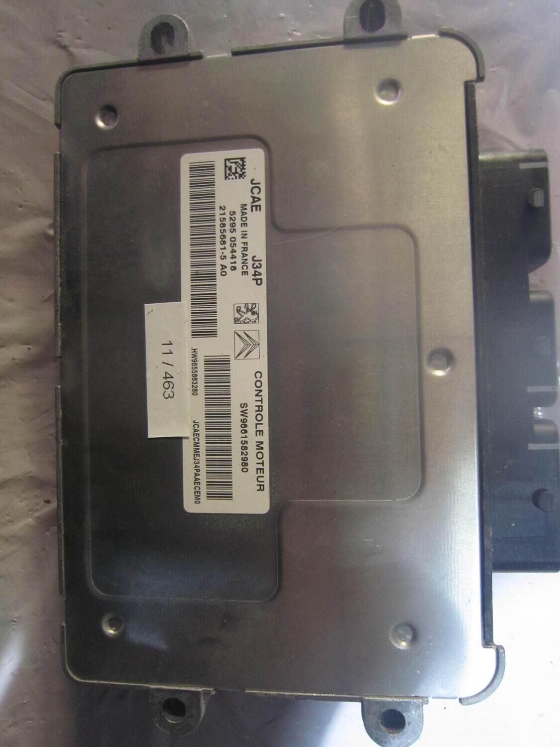 11-463 Centralina Motore Johnson Controls 21585681-5 AO 215856815AO 5295 054418 5295054418 9661582980 J34P CITROEN / PEUGEOT Benzina VARIE