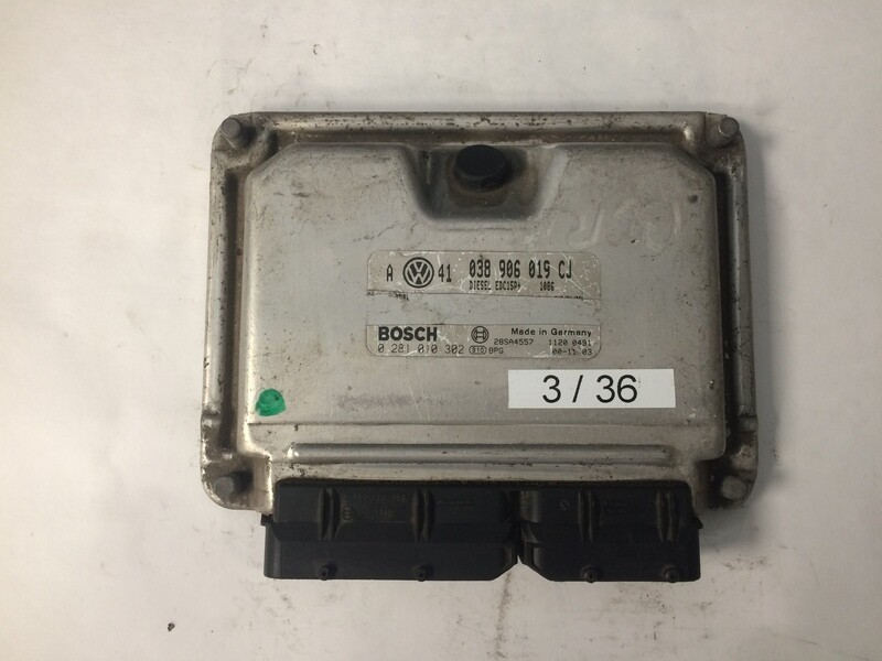 3-36 Centralina Motore Bosch 0281010302 038906019CJ  28SA4557 VOLKSWAGEN VOLKSWAGEN GOLF BORA 1.9 TDI 115