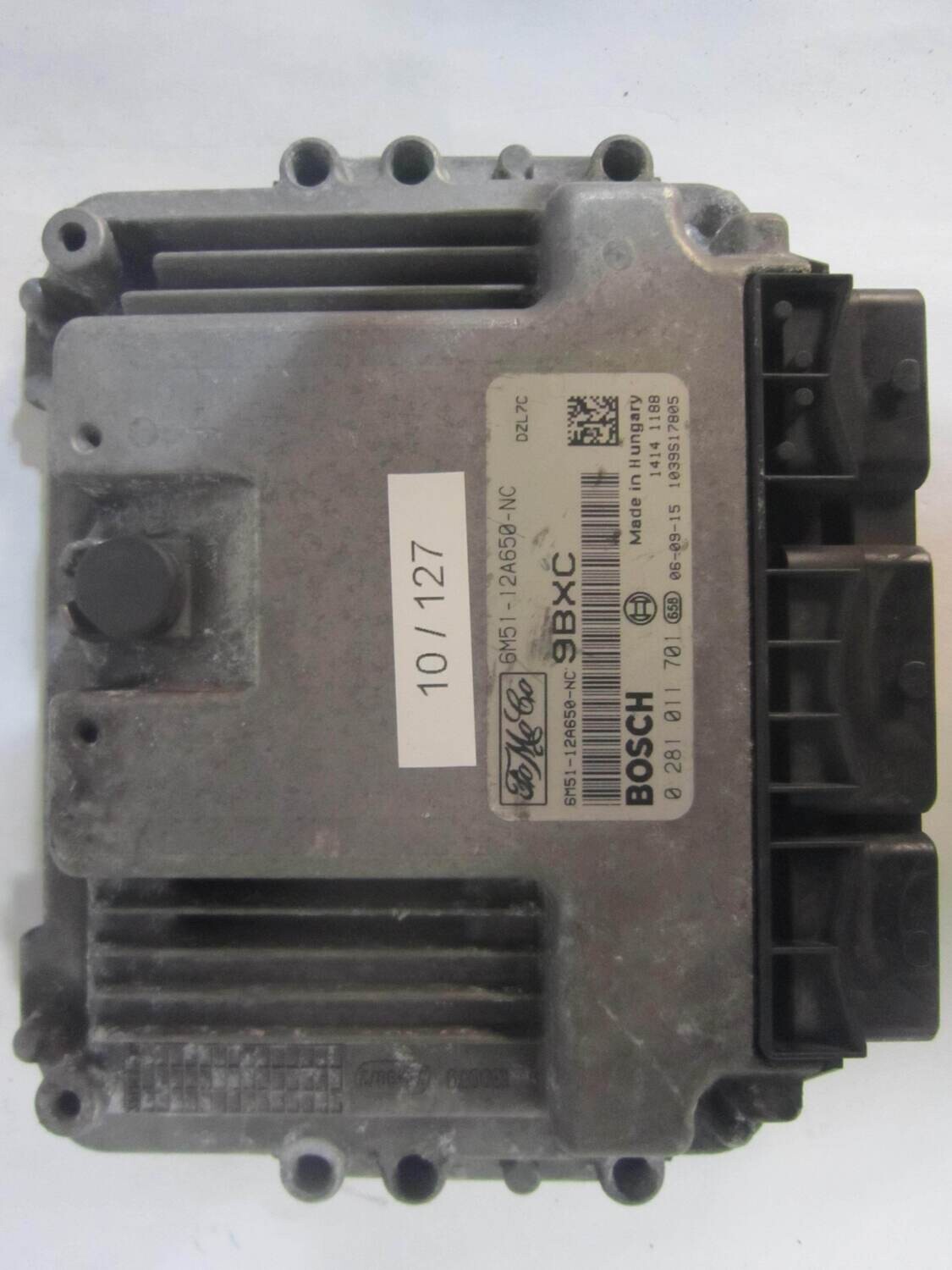 10-127 Centralina Motore Bosch 0 281 011 701 0281011701 6M51-12A650-NC 6M5112A650NC 1039S17805 9BXC FORD Diesel FOCUS 1.6