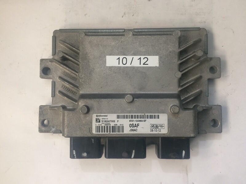 10-12 Centralina Motore Continental S180047002F 8V2112A650SF OSAF J38AC FORD  FIESTA 1.2