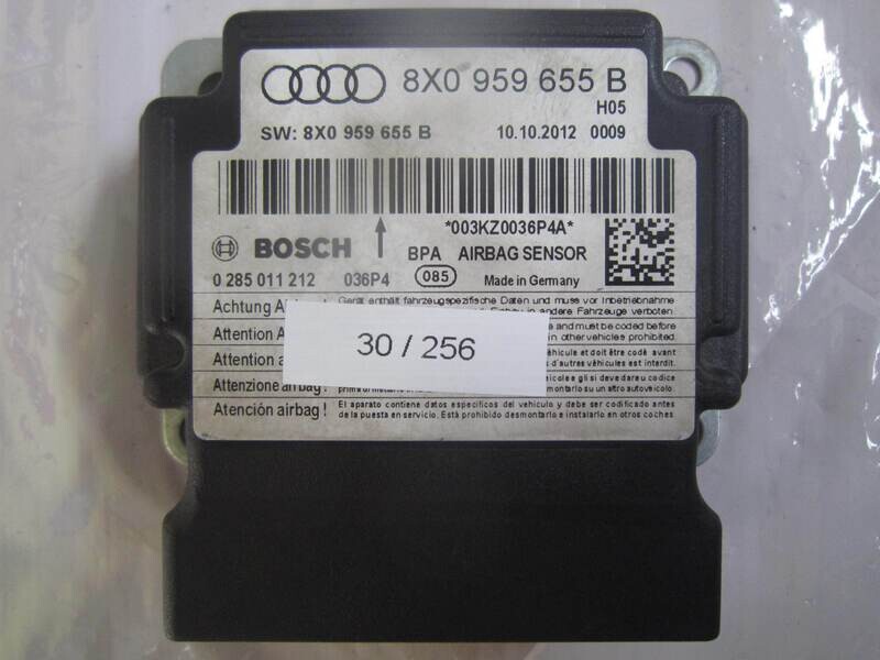 30-256 Centralina Airbag Bosch 0 285 011 212 0285011212 8X0 959 655 B 8X0959655B AUDI A 1