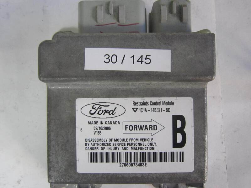 30-145 centralina airbag ford 1c1a-14b321-bd     ford transit