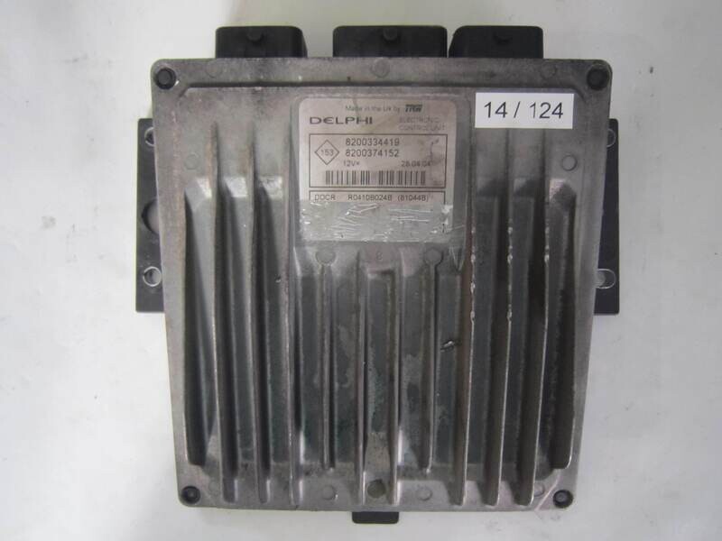 14-124 Centralina Motore Delphi  R041B024B 8200334419  8200374152  81044B    RENAULT  MEGANE 2004 1.5L