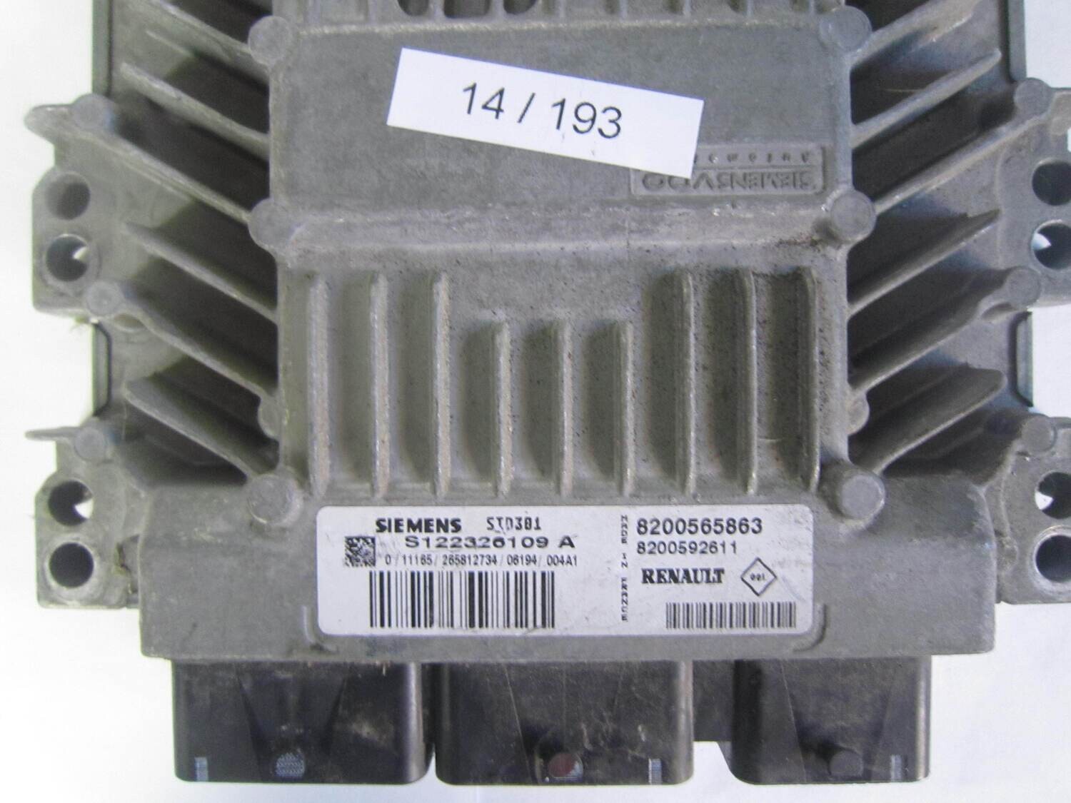 14-193 centralina motore siemens s122326109 a 8200565863 8200592611 sid301 __ renault megane